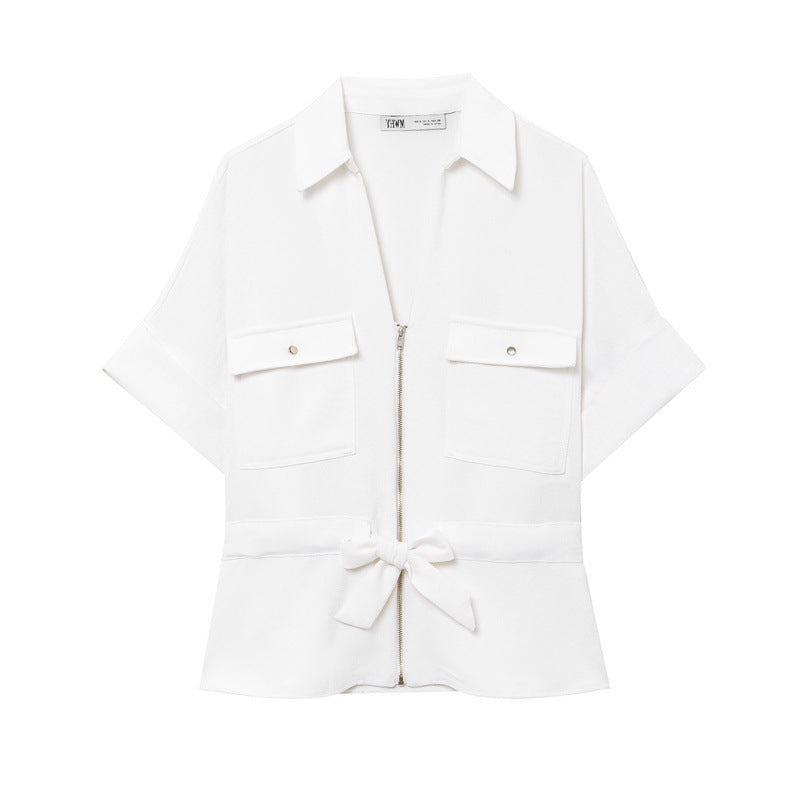 Spring And Summer Travel Hunting Shirt Crepe Wide Leg Pants
