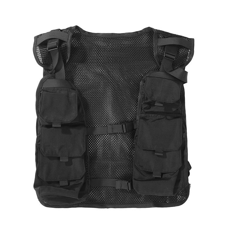 Men's Mechanical Style Multi-pocket Vest Waistcoat