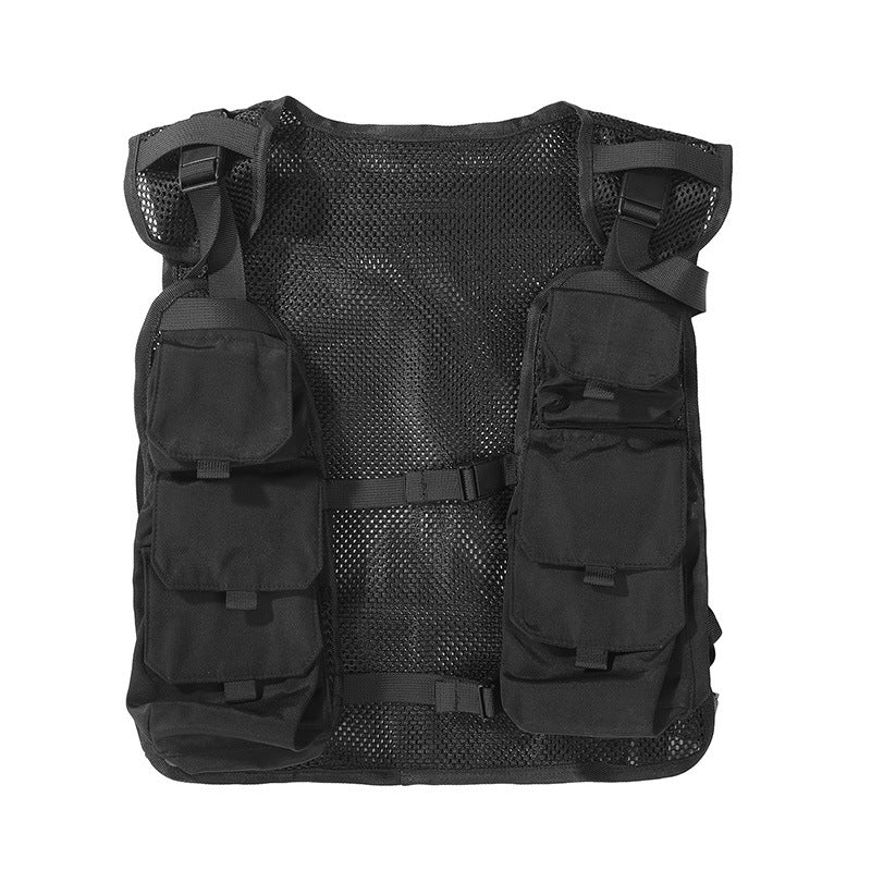 Men's Mechanical Style Multi-pocket Vest Waistcoat
