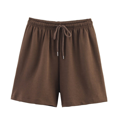 Short Sleeve Double-sided Cloth Sweater Pants