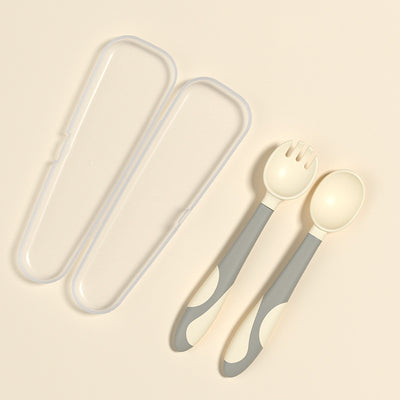Baby Training Fork Spoon Twist Spoon Children's Tableware Set
